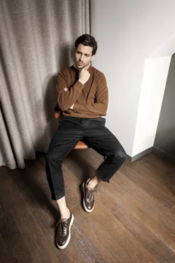 finsburyshoes shop Sneakers MAGNUS Marron chiné* Toutes Les Chaussures|Chaussures Casual