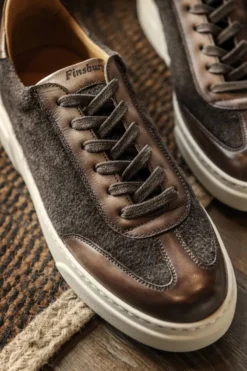 finsburyshoes shop Sneakers MAGNUS Marron chiné* Toutes Les Chaussures|Chaussures Casual