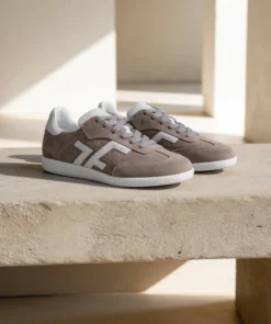 finsburyshoes shop Sneakers MATHILDE Gris Blanc*Femme Nouveautés|Baskets & Sneakers
