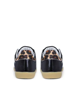 finsburyshoes shop Sneakers MATHILDE Noir Léopard*Femme Nouveautés|Baskets & Sneakers