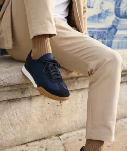 Finsbury Shoes Sneakers MATHIS Bleu Marine*Homme Nouveautés|Toutes Les Chaussures