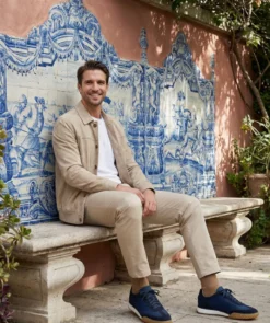 Finsbury Shoes Sneakers MATHIS Bleu Marine*Homme Nouveautés|Toutes Les Chaussures