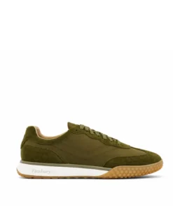 Finsbury Shoes Sneakers MATHIS Olive*Homme Nouveautés|Semelle Gomme