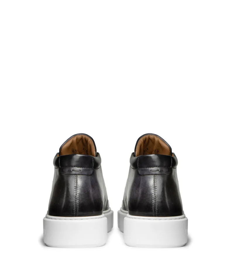 finsburyshoes shop Sneakers Montante MODENA Gris Patiné*Homme Toutes Les Chaussures|Chaussures De Ville