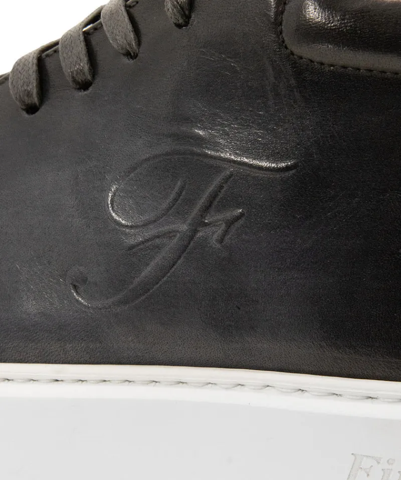finsburyshoes shop Sneakers Montante MODENA Gris Patiné*Homme Toutes Les Chaussures|Chaussures De Ville