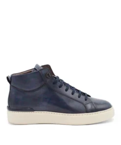 finsburyshoes shop Sneakers Montante RIVA Bleu* Boots & Bottines|Tous Les Souliers