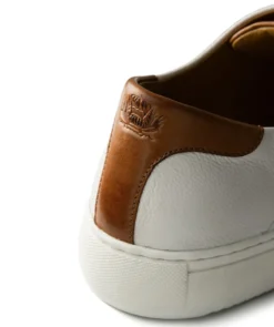 finsburyshoes shop Sneakers MURPHY Grainé Blanc* Toutes Les Chaussures|Chaussures Casual