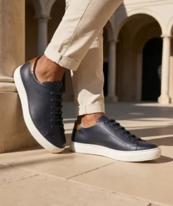 finsburyshoes shop Sneakers MURPHY Grainé Marine* Toutes Les Chaussures|Chaussures Casual