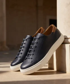 finsburyshoes shop Sneakers MURPHY Grainé Marine* Toutes Les Chaussures|Chaussures Casual