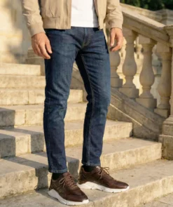 finsburyshoes shop Sneakers PAOLO Marron Patiné*Homme Toutes Les Chaussures|Chaussures Casual