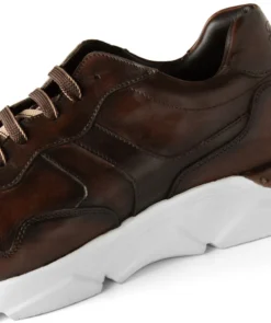 finsburyshoes shop Sneakers PAOLO Marron Patiné*Homme Toutes Les Chaussures|Chaussures Casual
