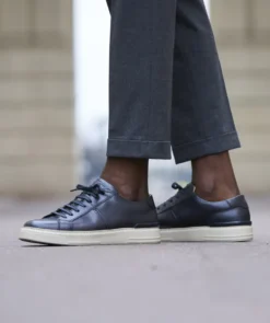 finsburyshoes shop Sneakers RIVA Gris Patiné*Homme Toutes Les Chaussures|Chaussures Casual